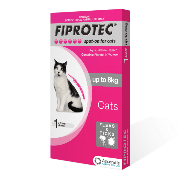 Fiprotec Cat 0-8kg (Pink) Supply