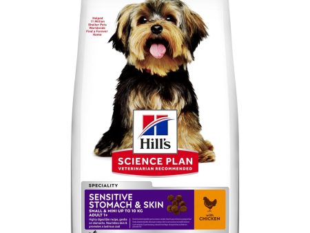 Hill s Science Plan Sensitive Stomach and Skin Small and Mini with Chicken Dog Food For Cheap