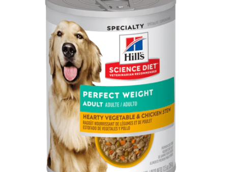 Hill s Science Plan Perfect Weight Wet Vegetable & Chicken Can 354g on Sale