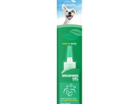 TropiClean Fresh Breath Dental & Oral Care Brushing Gel for Pets Online Hot Sale