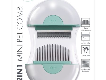 M-Pets 2 in 1 Mini Pet Comb Online Hot Sale