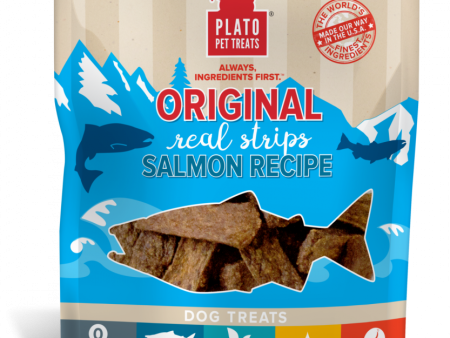 Plato All Natural Salmon Strips Dog Treats Cheap