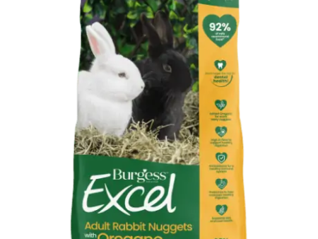 Excel Adult Rabbit Nuggets with Oregano 1.5Kg For Sale