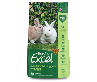 Burgess Excel Adult Rabbit Nuggets with Mint Online now