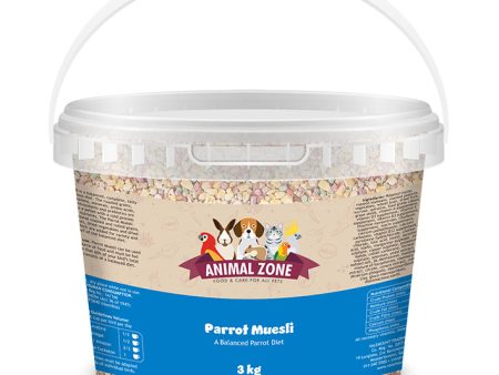 Animal Zone Parrot Muesli Value Tub 3Kg For Discount