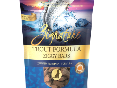 Zignature Ziggy Bars Trout Formula Dog Treats Supply