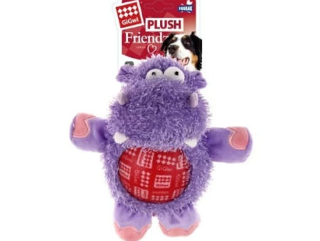 Hippo Plush Friendz With Tpr Foam Rubber Ball Hot on Sale