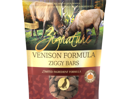 Zignature Ziggy Bars Venison Formula Dog Treats Online Sale