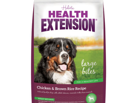 Health Extension Chicken & Brown Rice Large Bites Dry Dog Food Online Hot Sale