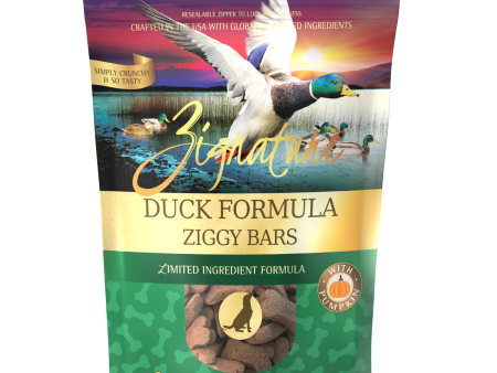 Zignature Ziggy Bars Duck Formula Dog Treats Supply