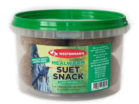 Mealworm Suet Snack (10 Mini Suet Balls) Discount