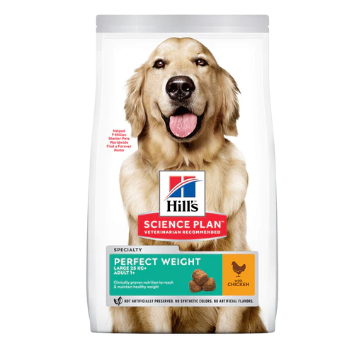 Hill s Science Plan Adult Perfect Weight Large Breed Dry Dog Food Chicken Flavour-12Kg Online Sale