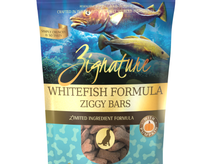 Zignature Ziggy Bars Whitefish Formula Dog Treats For Cheap