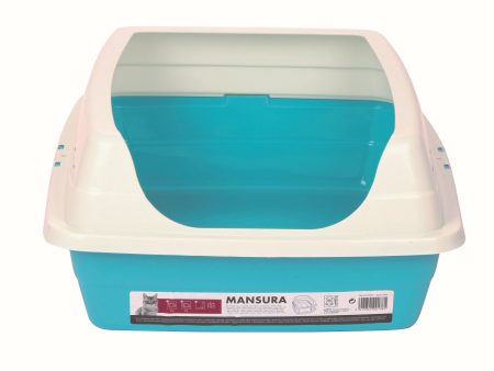 Mansura Cat Litter Box W Rim Online Sale