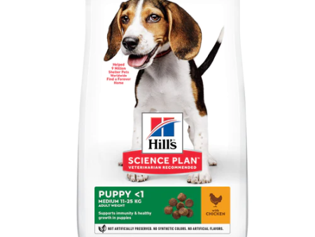 Hill s Science Plan Puppy Medium Breed with Chicken Dog Food For Discount