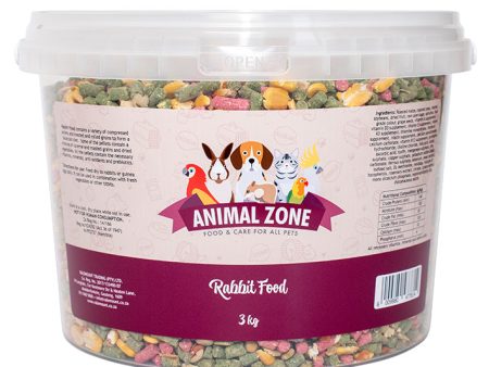 Animal Zone Rabbit Food Value Tub 3Kg Online now