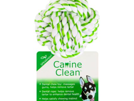 Canine Clean 8cm Dental Rope Ball For Discount