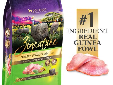 Zignature Limited Ingredient Diet Grain Free Guinea Fowl Recipe Dry Dog Food Online now