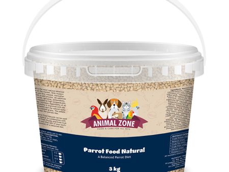 Animal Zone Parrot Food Natural Value Tub 3Kg Fashion