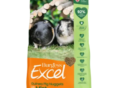 Excel Guinea Pig Nuggets with Mint 1.5kg For Discount