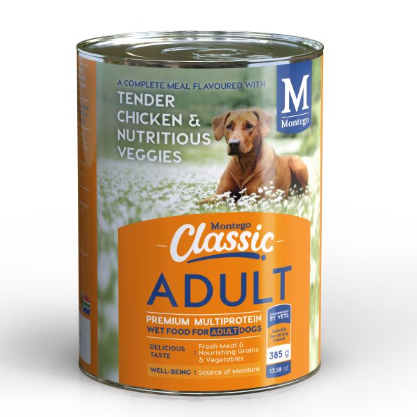 Montego Classic Dog Wet Food Adult -  Chicken V Hot on Sale