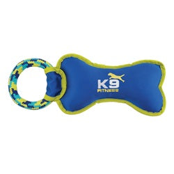 K9 Fitness Tough Nylon Bone with Rope Tug - 30.5cm on Sale