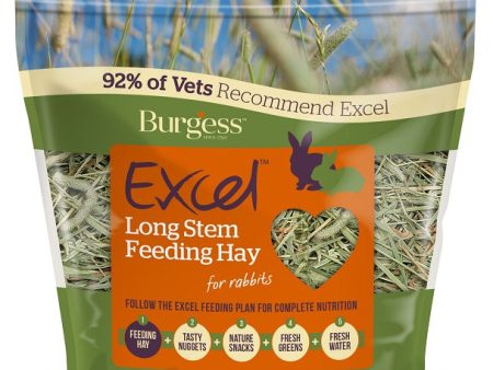 Excel Rabbit Long Stem Feeding Hay 1Kg on Sale