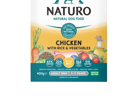 Naturo Adult Chicken with Rice and Vegetables 400g Online