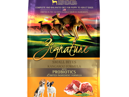 Zignature Small Bites Kangaroo Formula Dry Dog Food Cheap