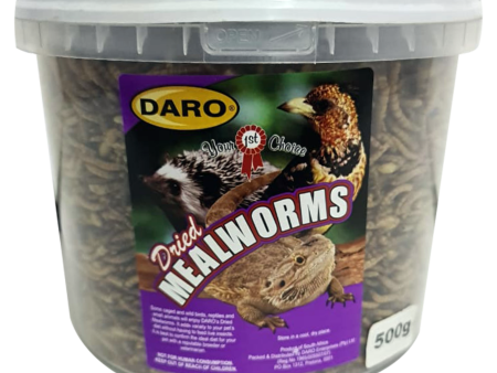 Dried Mealworms - 500g Supply