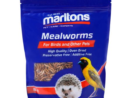 Marltons Dried Mealworms 100g Online Sale