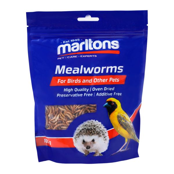 Marltons Dried Mealworms 100g Online Sale