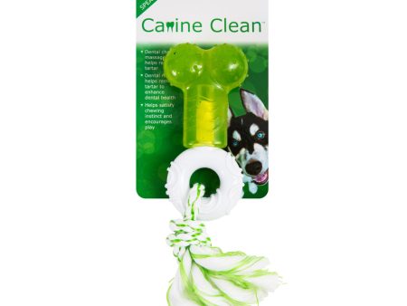 Canine Clean Tpr Nylon Bone With Dental Rope Online