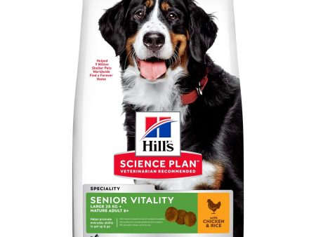 Hill s Science Plan Senior Vitality Large Breed 5+ with Chicken Online now